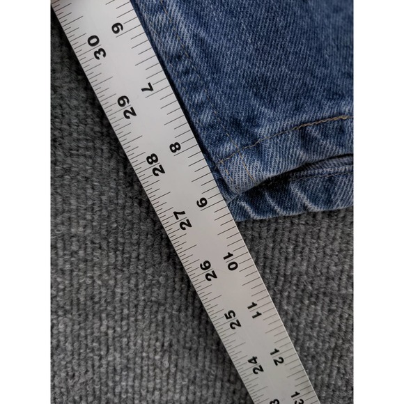 Mens Wrangler Authentics Jean Shorts Size 38 Blue Denim ZM2S0SW 18.5W 9 Inseam - Picture 11 of 11